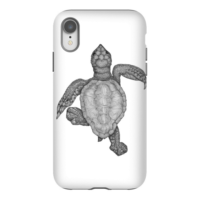 iPhone Xr StrongFit Baby Sea Turtle by ECMazur 