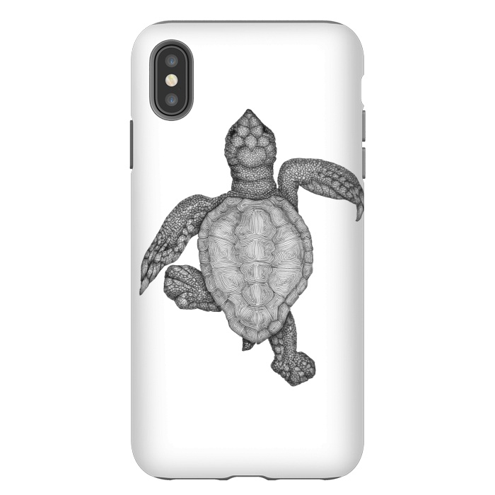iPhone Xs Max StrongFit Baby Sea Turtle by ECMazur 
