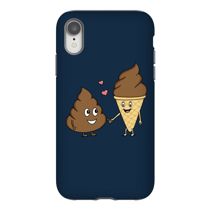 iPhone Xr StrongFit True love Blue by Coffee Man