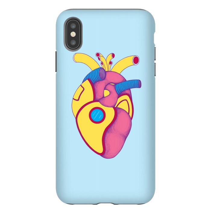 iPhone Xs Max StrongFit Lemon U-boat Heart by Ranggasme