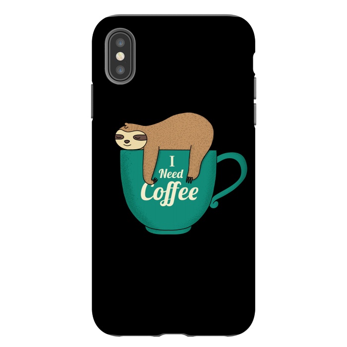 iPhone Xs Max StrongFit I NEED COFFEE by Coffee Man