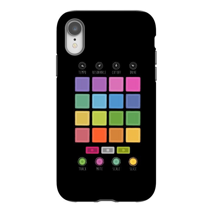 iPhone Xr StrongFit Dj Electronic Music Mixer by Dellán