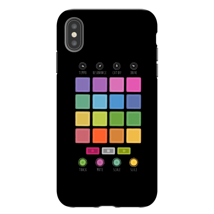 iPhone Xs Max StrongFit Dj Electronic Music Mixer by Dellán