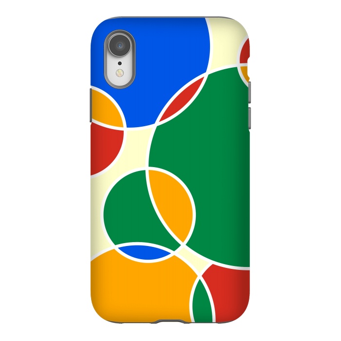 iPhone Xr StrongFit Colorful Ellipses by Dhruv Narelia