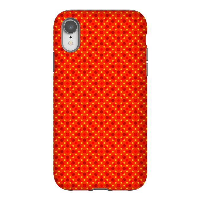 iPhone Xr StrongFit Dots Ethnic Pattern by Dhruv Narelia