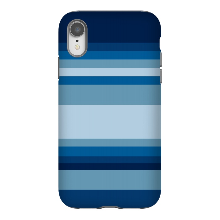 iPhone Xr StrongFit Blue stripes by Dhruv Narelia