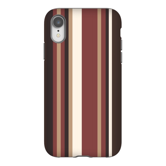 iPhone Xr StrongFit Vertical Stripes by Dhruv Narelia