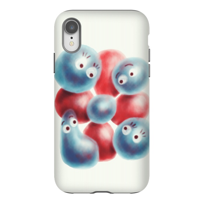 iPhone Xr StrongFit Cute Shiny Pearl Characters And Flower by Boriana Giormova