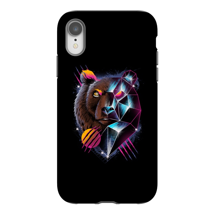 iPhone Xr StrongFit Rad Bear by Vincent Patrick Trinidad