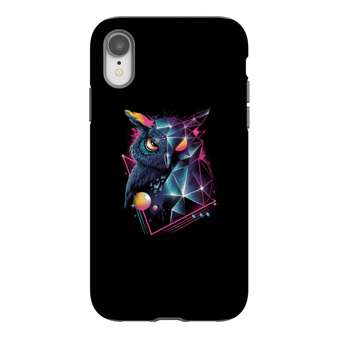 iPhone Xr StrongFit Rad Owl by Vincent Patrick Trinidad