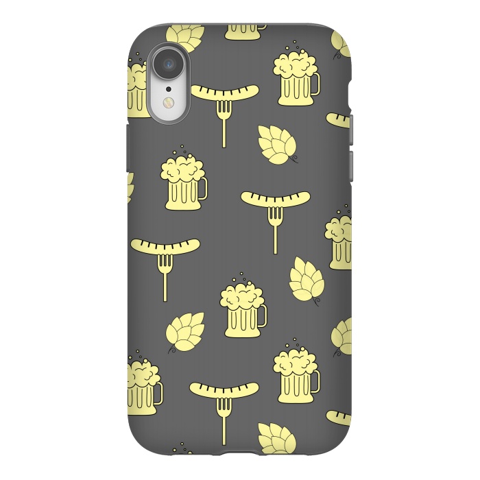 iPhone Xr StrongFit beer pattern by MALLIKA