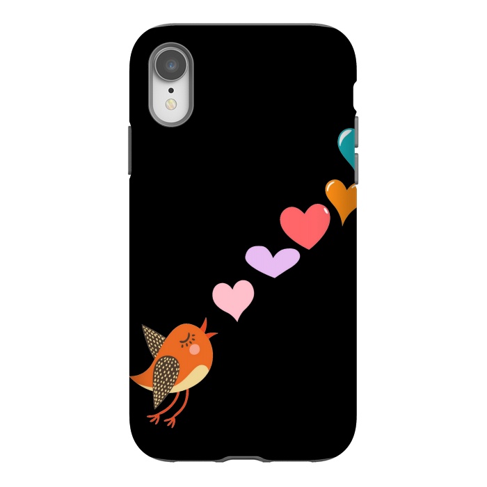 iPhone Xr StrongFit musical bird by MALLIKA