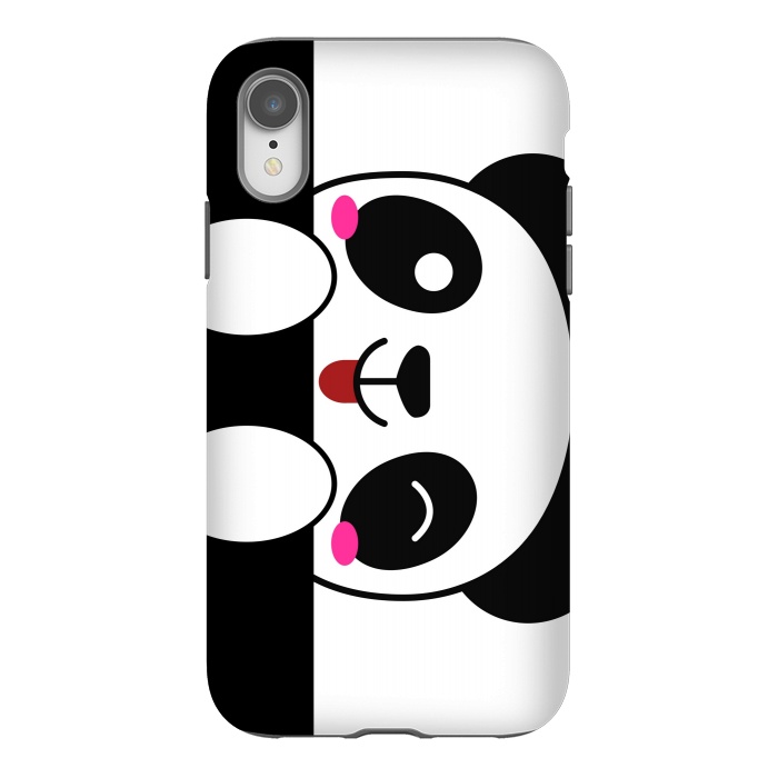 iPhone Xr StrongFit panda love by MALLIKA