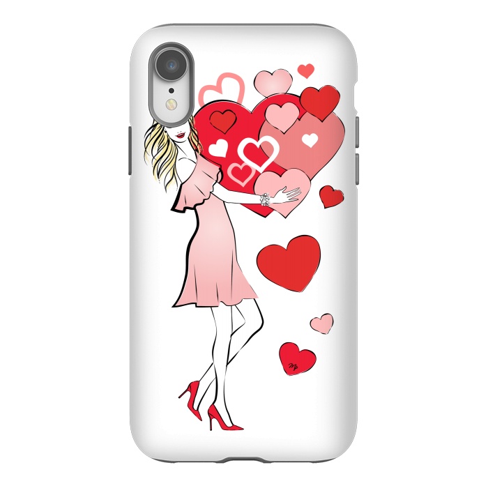 iPhone Xr StrongFit Queen of Hearts by Martina