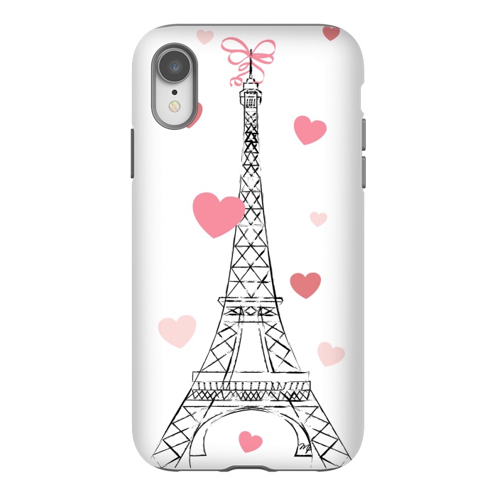 iPhone Xr StrongFit Paris Love by Martina