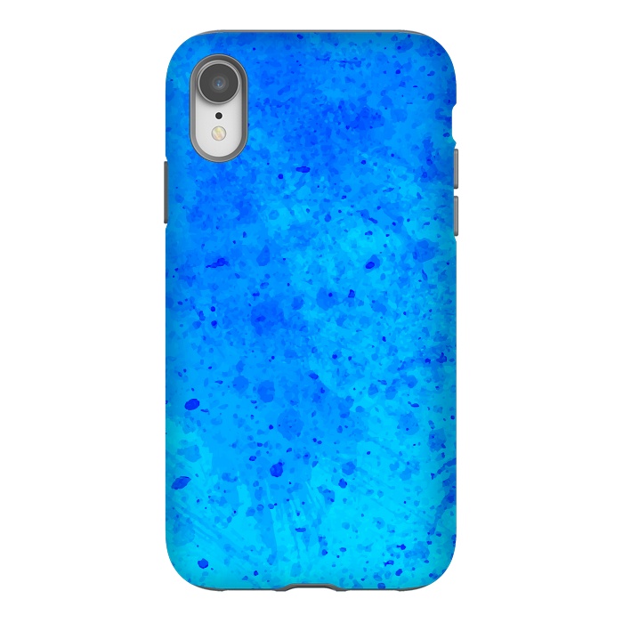 iPhone Xr StrongFit Blue Chaos by Sitchko