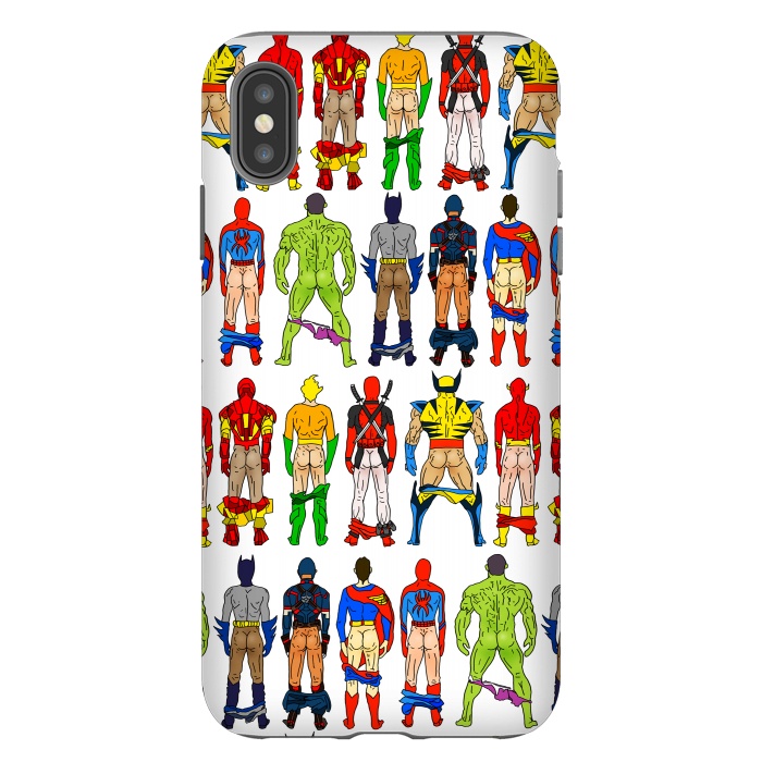 iPhone Xs Max StrongFit Superhero Butts by Notsniw