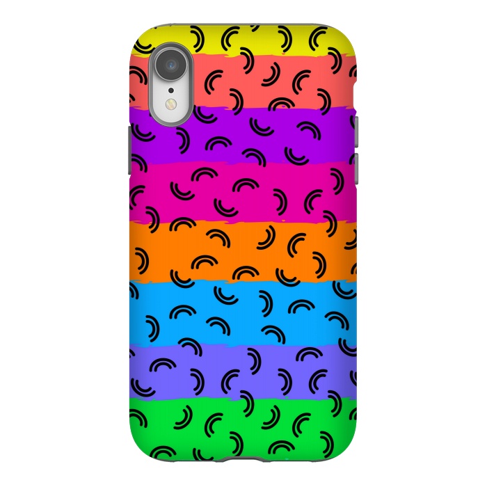 iPhone Xr StrongFit COLOURFUL PATTERN by MALLIKA