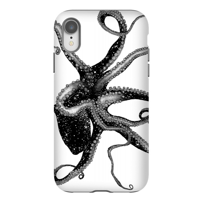 iPhone Xr StrongFit Cosmic Octopus by ECMazur 