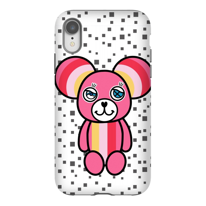 iPhone Xr StrongFit CUTIE BEAR by Michael Cheung