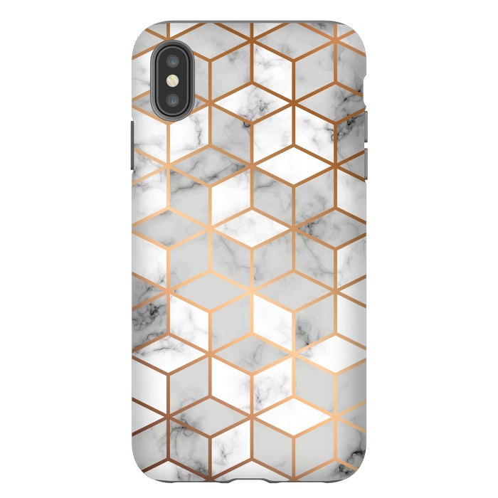 iPhone Xs Max StrongFit Marble Geometry 007 by Jelena Obradovic