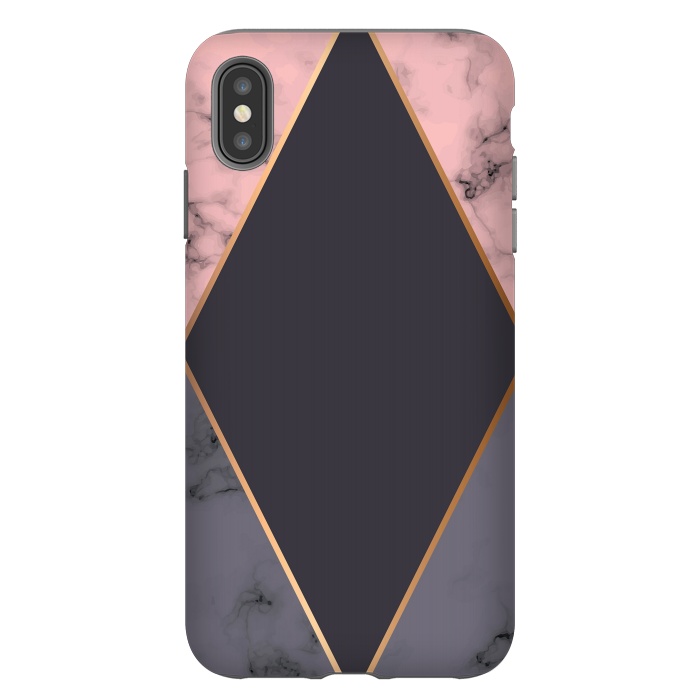 iPhone Xs Max StrongFit Marble Geometry 018 by Jelena Obradovic