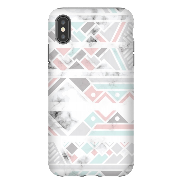 iPhone Xs Max StrongFit Marble Geometry 027 by Jelena Obradovic