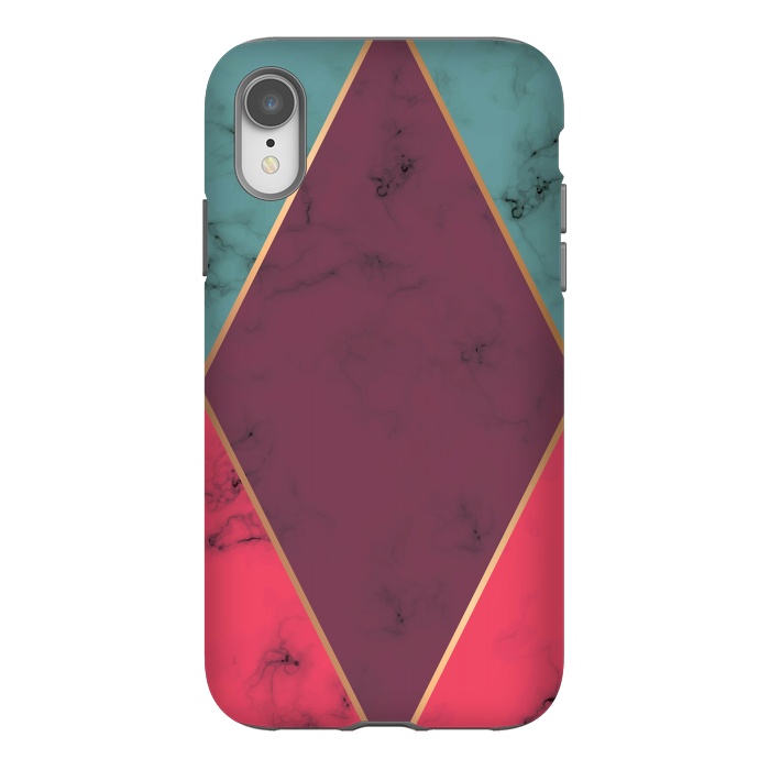 iPhone Xr StrongFit Marble Geometry 032 by Jelena Obradovic