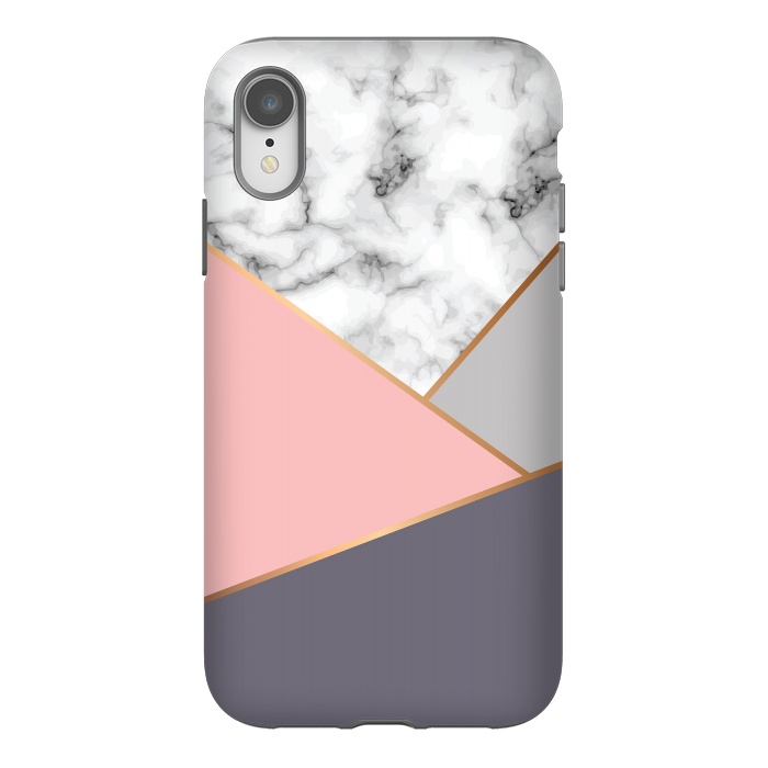 iPhone Xr StrongFit Marble Geometry 033 by Jelena Obradovic
