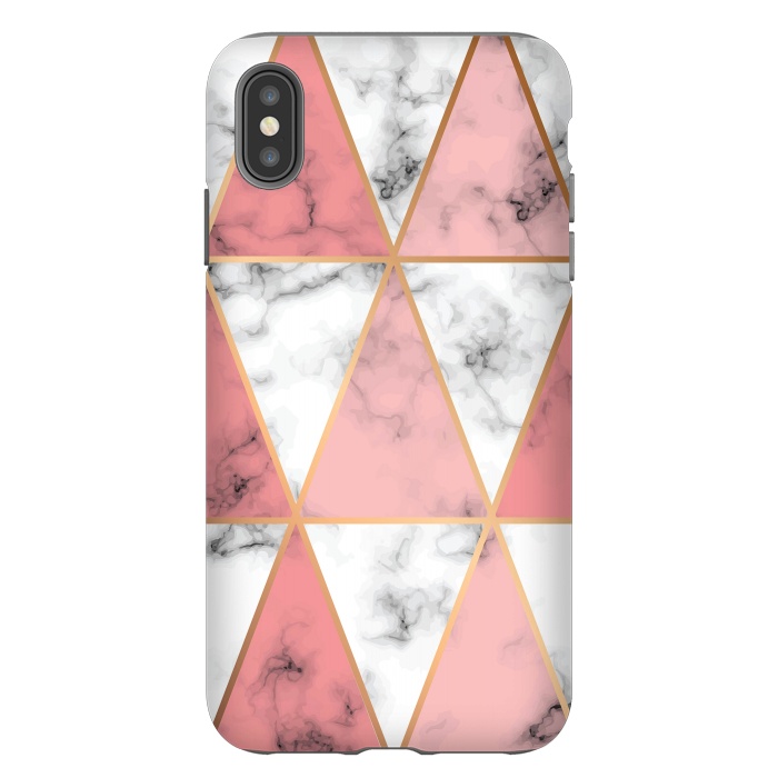 iPhone Xs Max StrongFit Marble Geometry 037 by Jelena Obradovic