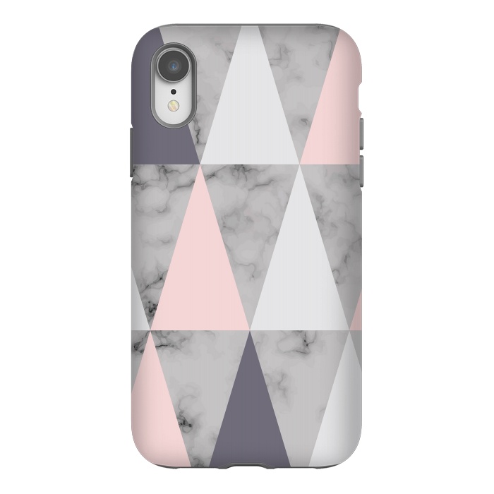 iPhone Xr StrongFit Marble Geometry 038 by Jelena Obradovic