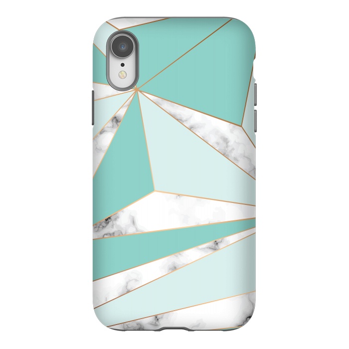 iPhone Xr StrongFit Marble Geometry 045 by Jelena Obradovic
