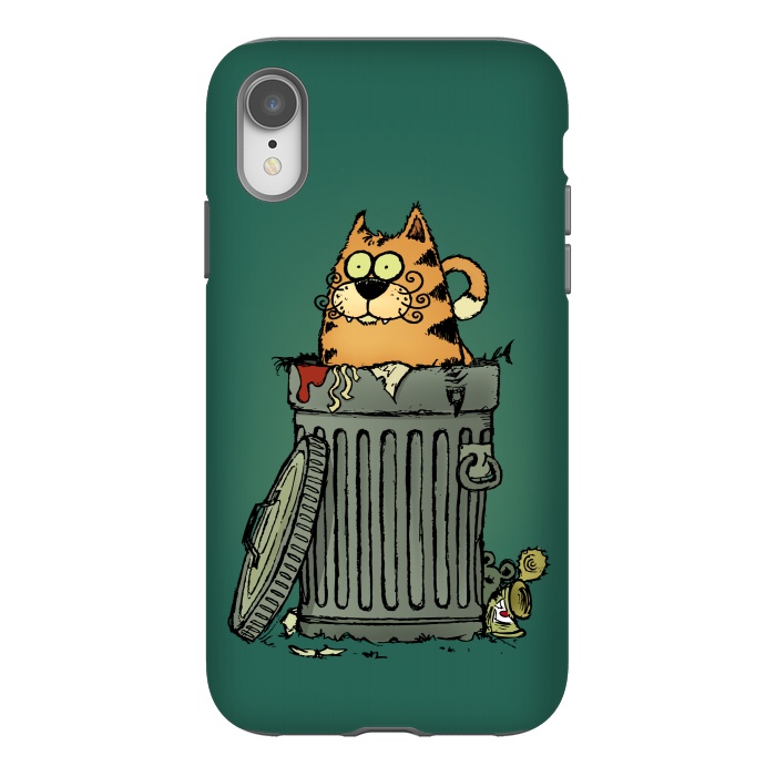 iPhone Xr StrongFit Stray Cat by Mangulica