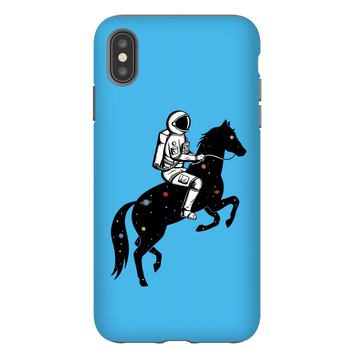 iPhone Xs Max StrongFit Astronaut and Horse by Coffee Man