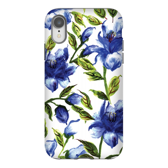 iPhone Xr StrongFit Floral Print V by Bledi