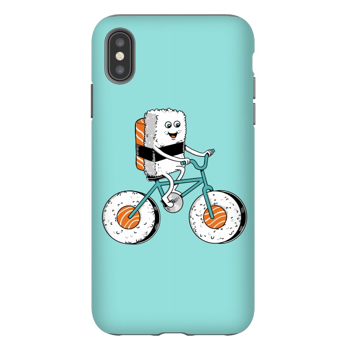 iPhone Xs Max StrongFit Sushi Bicycle by Coffee Man