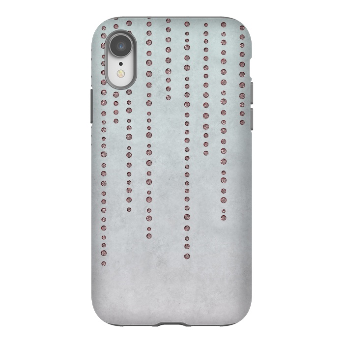 iPhone Xr StrongFit Soft Pink Rhinestone Embellishment by Andrea Haase