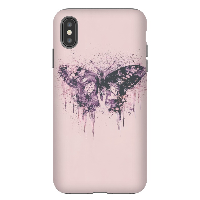 iPhone Xs Max StrongFit Artsy Butterfly  by Andrea Haase
