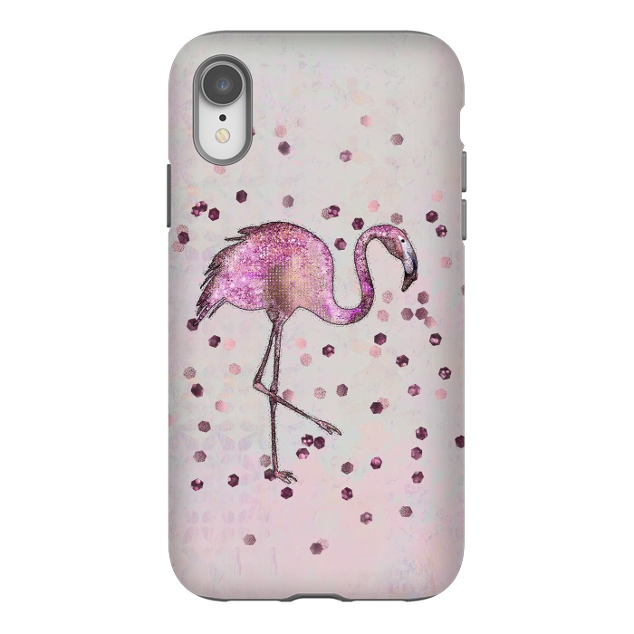 iPhone Xr StrongFit Glamorous Flamingo by Andrea Haase