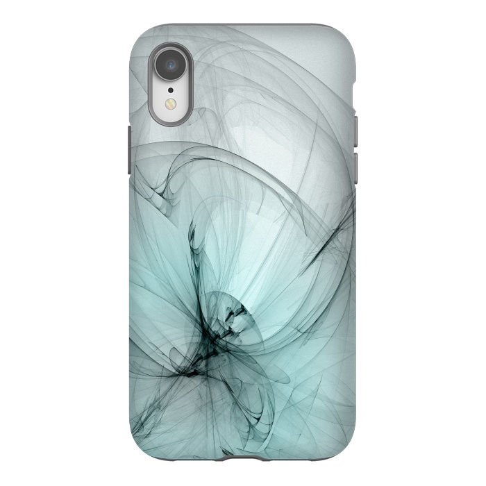 iPhone Xr StrongFit Magic Turquoise Fractal by Andrea Haase