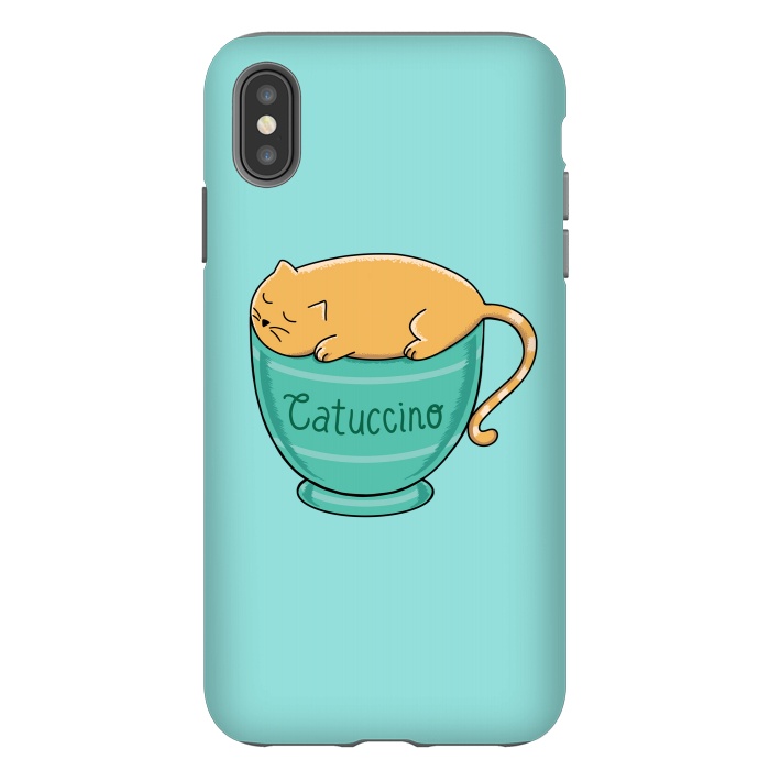 iPhone Xs Max StrongFit Cattuccino by Coffee Man