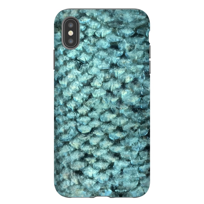iPhone Xs Max StrongFit Shimmering Fish Scale  by Andrea Haase