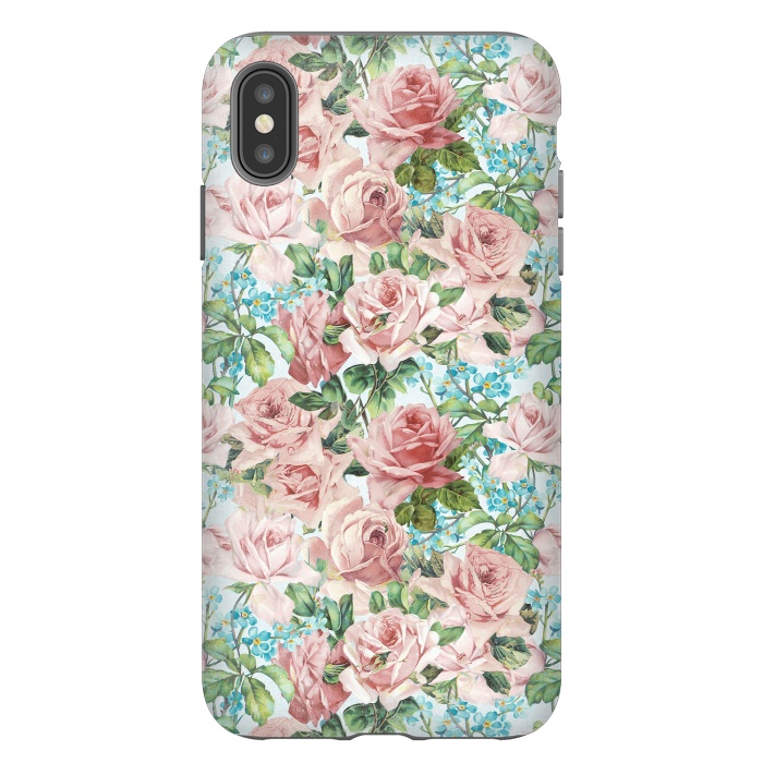 iPhone Xs Max StrongFit Retro Flower Dream by  Utart