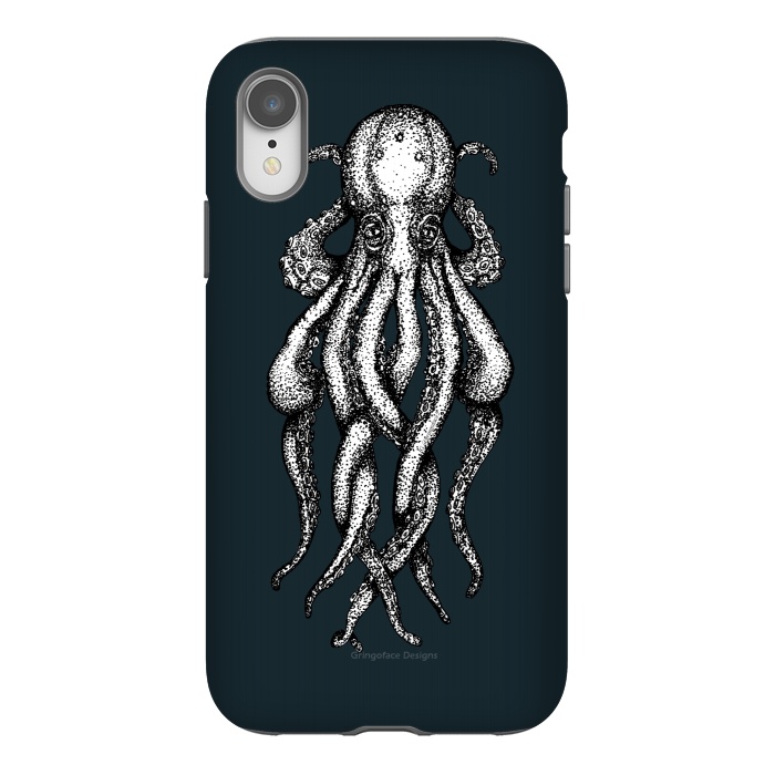 iPhone Xr StrongFit Octopus 1 by Gringoface Designs
