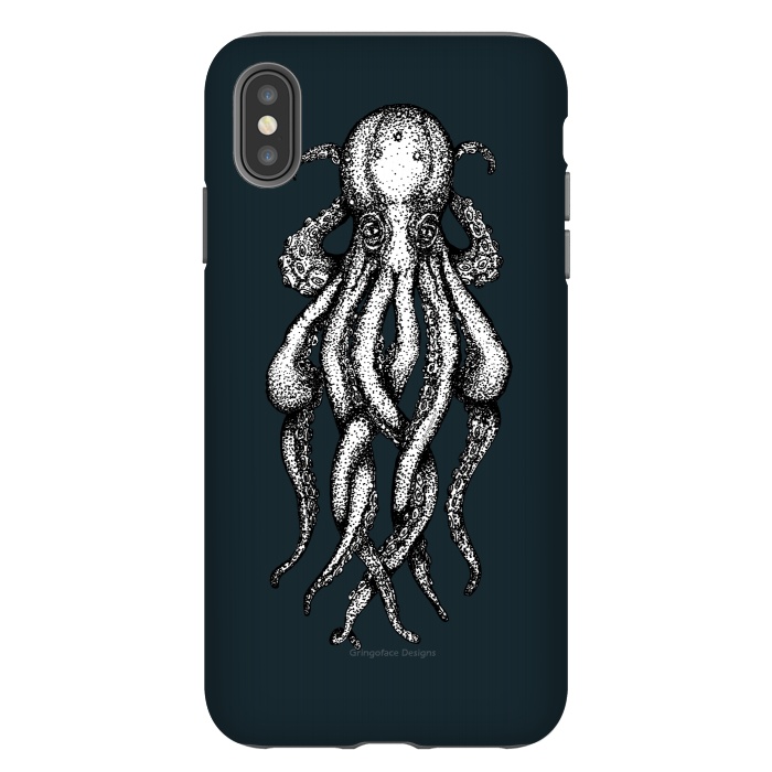 iPhone Xs Max StrongFit Octopus 1 by Gringoface Designs