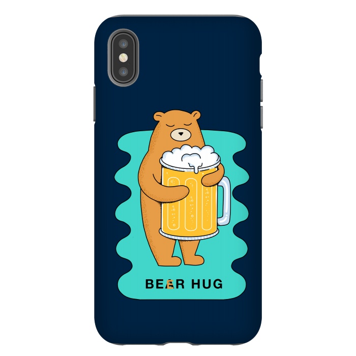 iPhone Xs Max StrongFit Beer Hug by Coffee Man