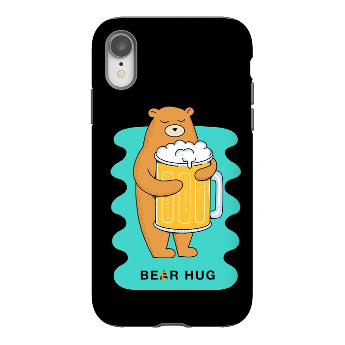 iPhone Xr StrongFit Beer Hug 2 by Coffee Man