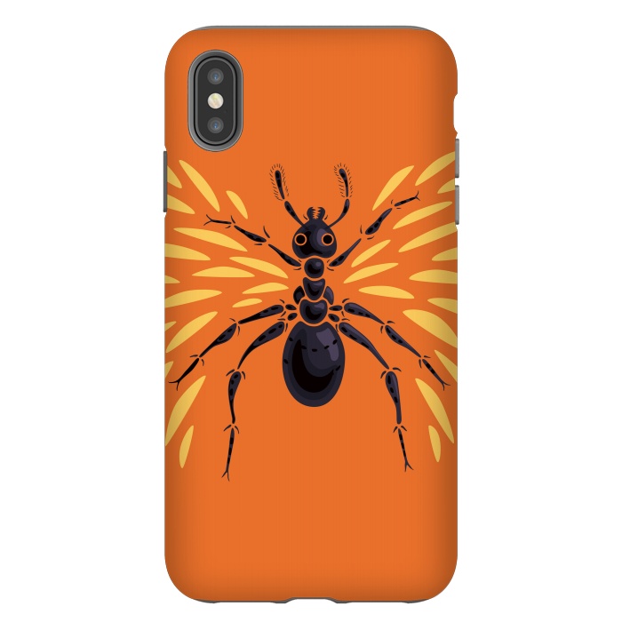 iPhone Xs Max StrongFit Winged Ant  Abstract Art by Boriana Giormova