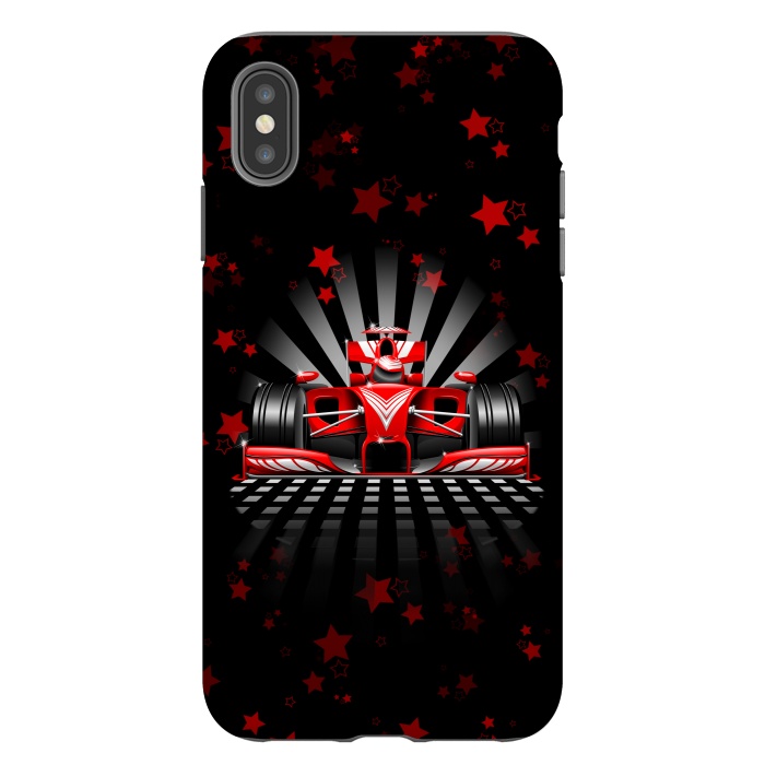 iPhone Xs Max StrongFit Formula 1 Red Race Car by BluedarkArt