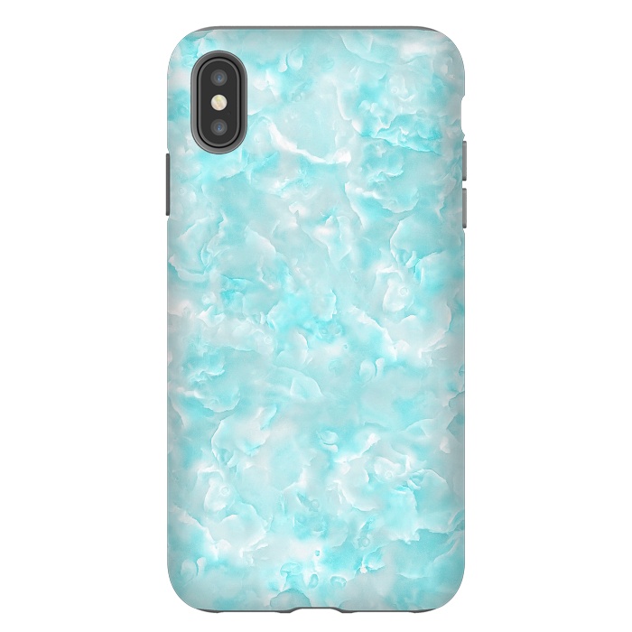 iPhone Xs Max StrongFit Aqua White Mother of pearl by  Utart